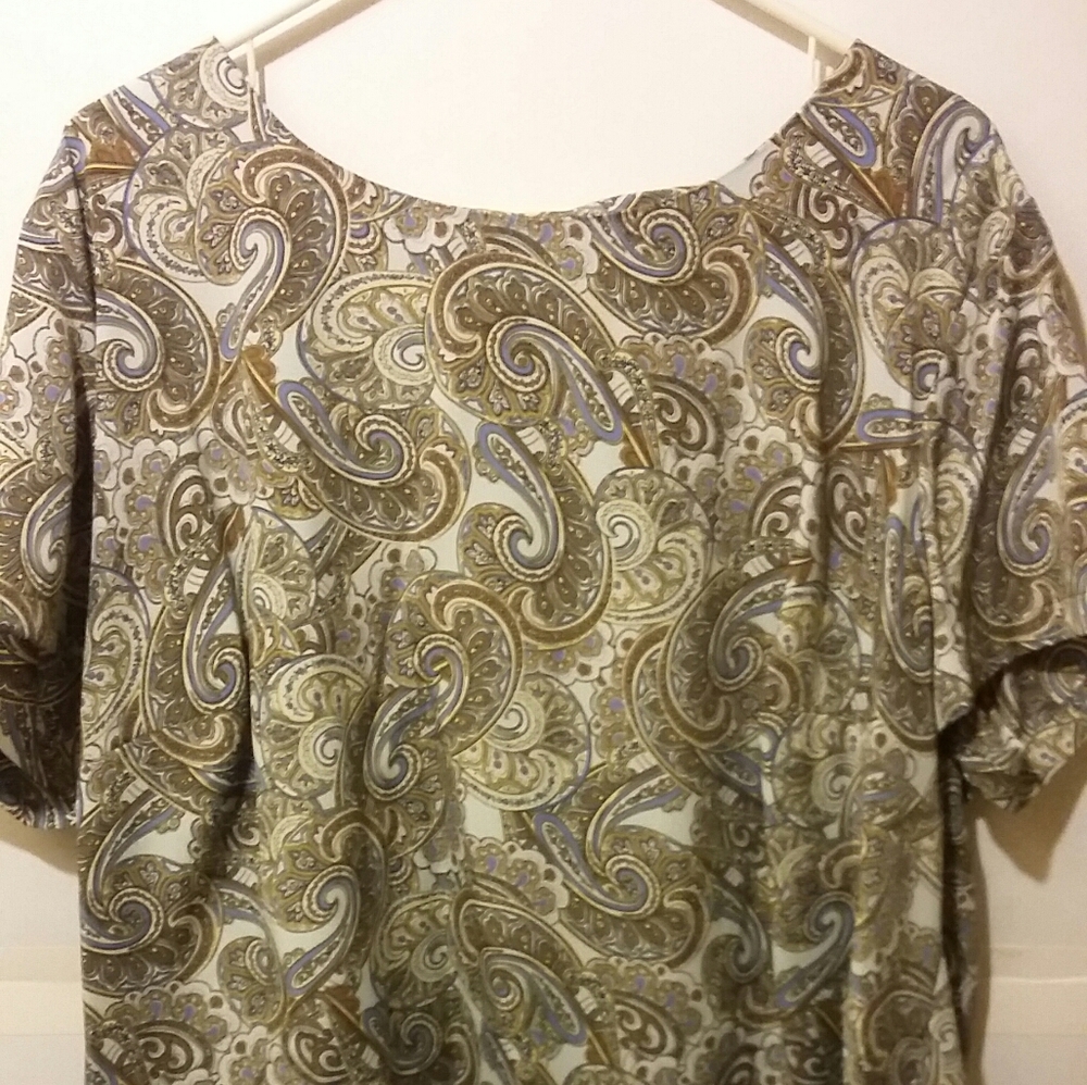 Paisley Blouse size 2X